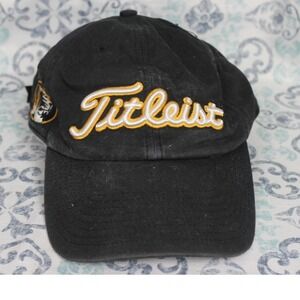 Titleist Golf Cap Black Mizzou Tigers Embroidered Baseball‎ Hat Men